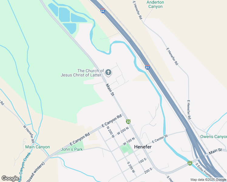 map of restaurants, bars, coffee shops, grocery stores, and more near 540 North Main Street in Henefer