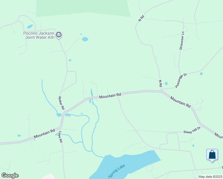 map of restaurants, bars, coffee shops, grocery stores, and more near 408 Lavender Lane in Stroudsburg