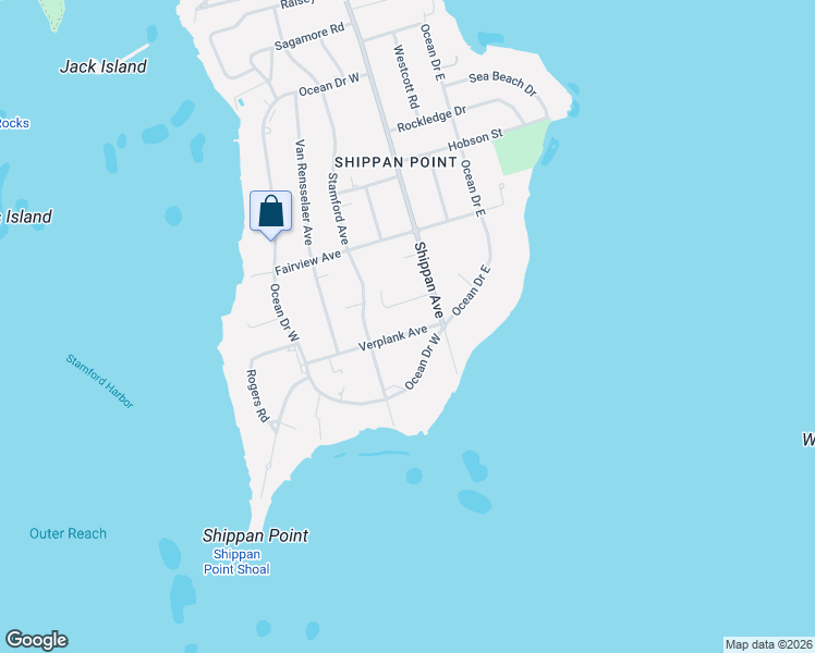 map of restaurants, bars, coffee shops, grocery stores, and more near 30 Westminster Road in Stamford