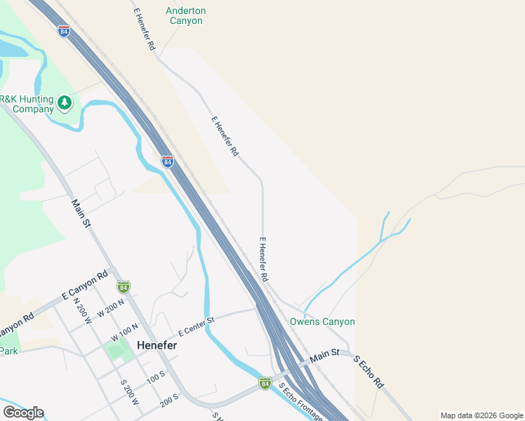 map of restaurants, bars, coffee shops, grocery stores, and more near 2687 East Henefer Road in Henefer