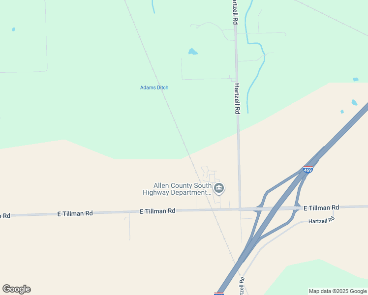 map of restaurants, bars, coffee shops, grocery stores, and more near in Fort Wayne