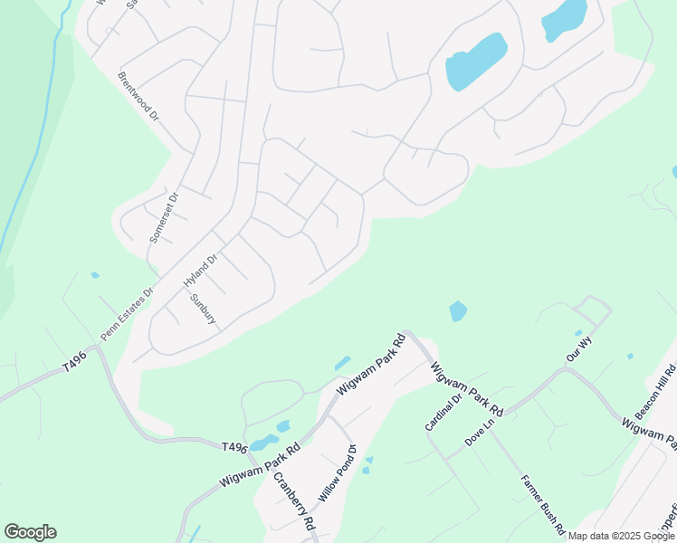 map of restaurants, bars, coffee shops, grocery stores, and more near 461 Hyland Drive in East Stroudsburg