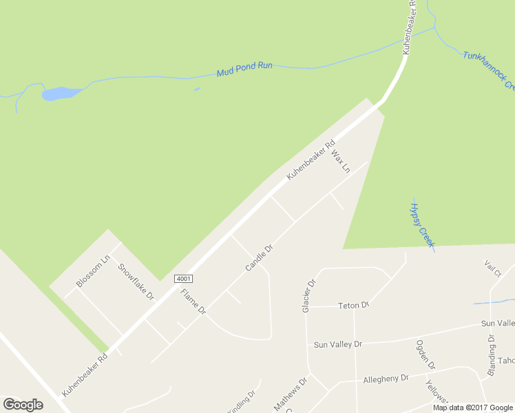 map of restaurants, bars, coffee shops, grocery stores, and more near Kuhenbeaker Road in Blakeslee