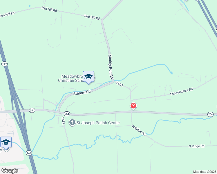 map of restaurants, bars, coffee shops, grocery stores, and more near 474 Stamm Road in Milton