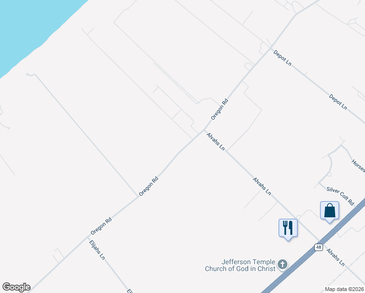 map of restaurants, bars, coffee shops, grocery stores, and more near 5968 Oregon Road in Cutchogue