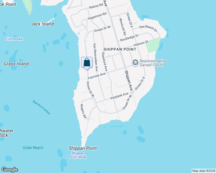 map of restaurants, bars, coffee shops, grocery stores, and more near 289 Stamford Avenue in Stamford