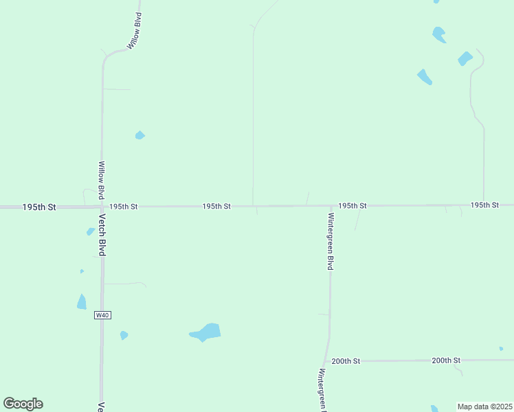 map of restaurants, bars, coffee shops, grocery stores, and more near 195th Street in Lockridge