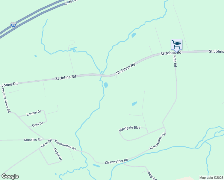 map of restaurants, bars, coffee shops, grocery stores, and more near 269 Saint Johns Road in Drums