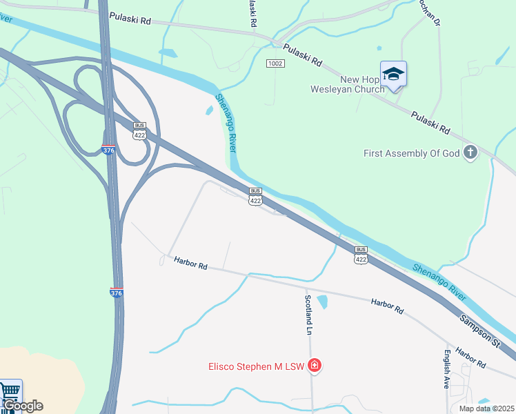 map of restaurants, bars, coffee shops, grocery stores, and more near 494 Rapson Avenue in New Castle