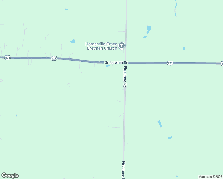 map of restaurants, bars, coffee shops, grocery stores, and more near 9140 Firestone Road in Homerville