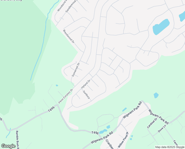 map of restaurants, bars, coffee shops, grocery stores, and more near 291 Hyland Drive in East Stroudsburg