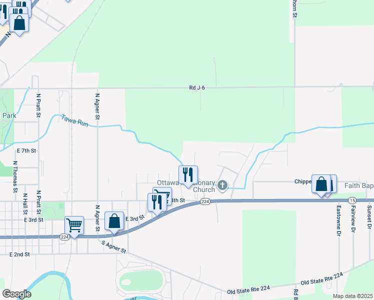 map of restaurants, bars, coffee shops, grocery stores, and more near 299 Selhorst Drive in Ottawa