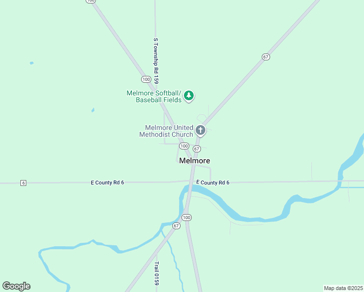 map of restaurants, bars, coffee shops, grocery stores, and more near 6852 Tiffin Street in Tiffin