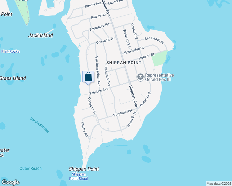 map of restaurants, bars, coffee shops, grocery stores, and more near 248 Stamford Avenue in Stamford