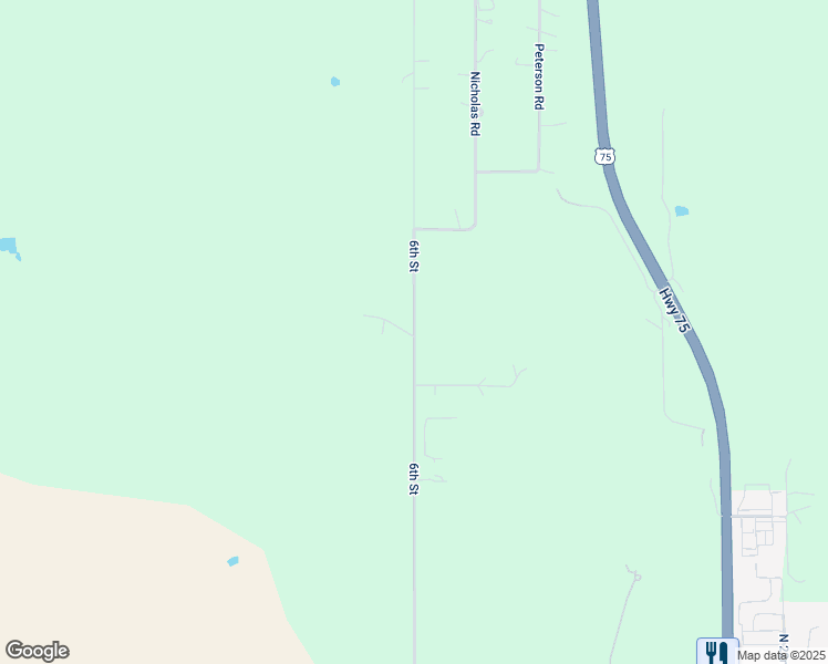 map of restaurants, bars, coffee shops, grocery stores, and more near 17604 6th Street in Plattsmouth