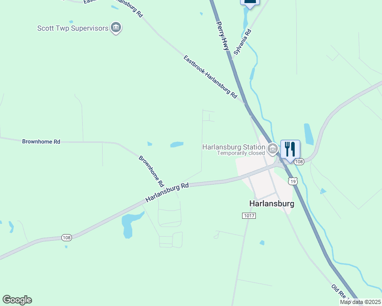 map of restaurants, bars, coffee shops, grocery stores, and more near 127 Old Route 108 in New Castle