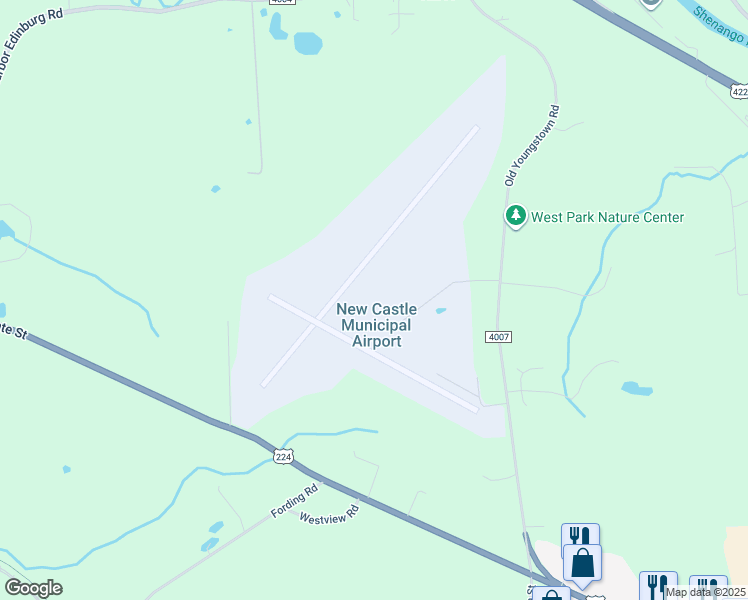 map of restaurants, bars, coffee shops, grocery stores, and more near in New Castle