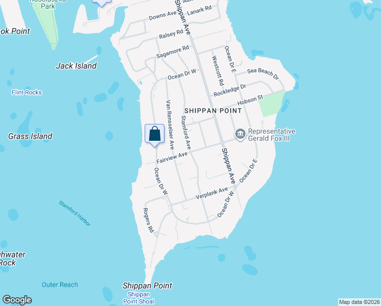 map of restaurants, bars, coffee shops, grocery stores, and more near 227 Stamford Avenue in Stamford
