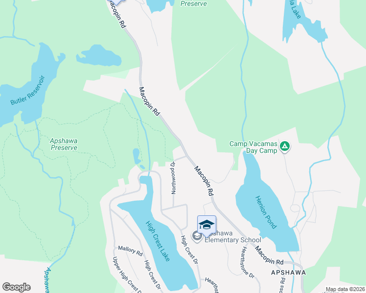 map of restaurants, bars, coffee shops, grocery stores, and more near 414-428 Macopin Road in West Milford