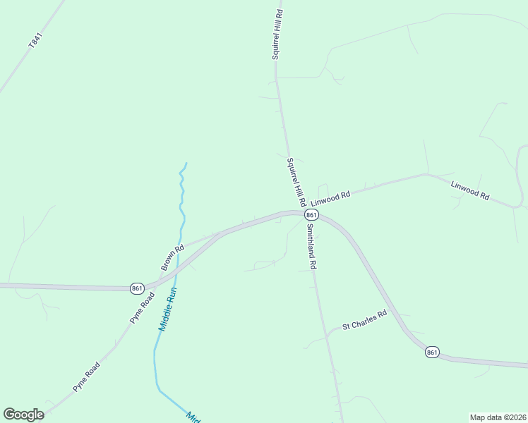 map of restaurants, bars, coffee shops, grocery stores, and more near Highway 861 in New Bethlehem