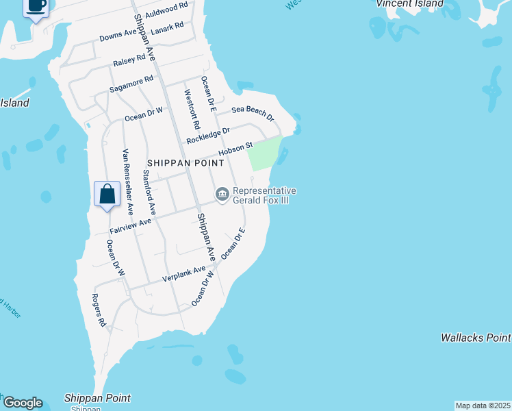 map of restaurants, bars, coffee shops, grocery stores, and more near 16 Fairview Avenue in Stamford