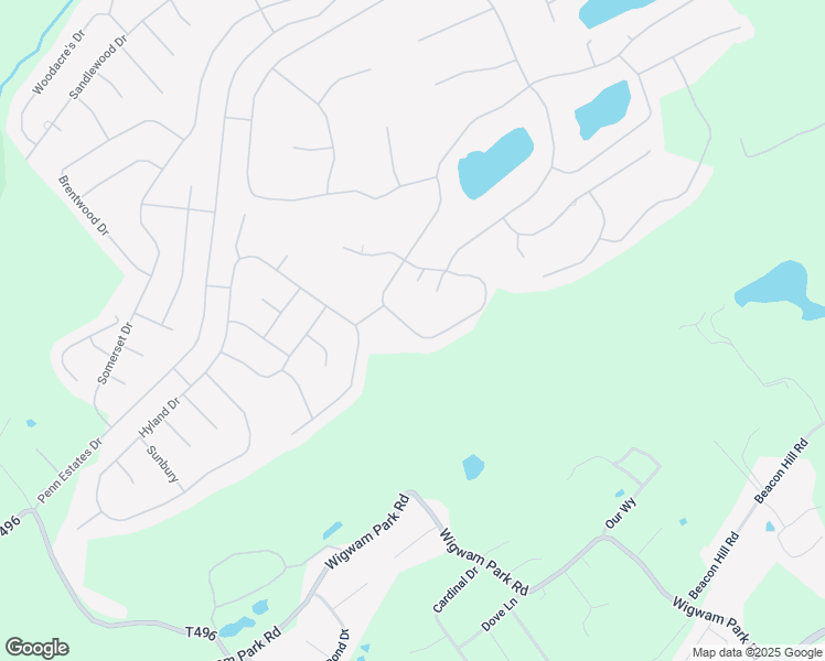 map of restaurants, bars, coffee shops, grocery stores, and more near 210 Summerton Cir in East Stroudsburg