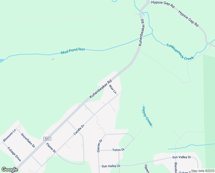 map of restaurants, bars, coffee shops, grocery stores, and more near 102 Wax Lane in Blakeslee