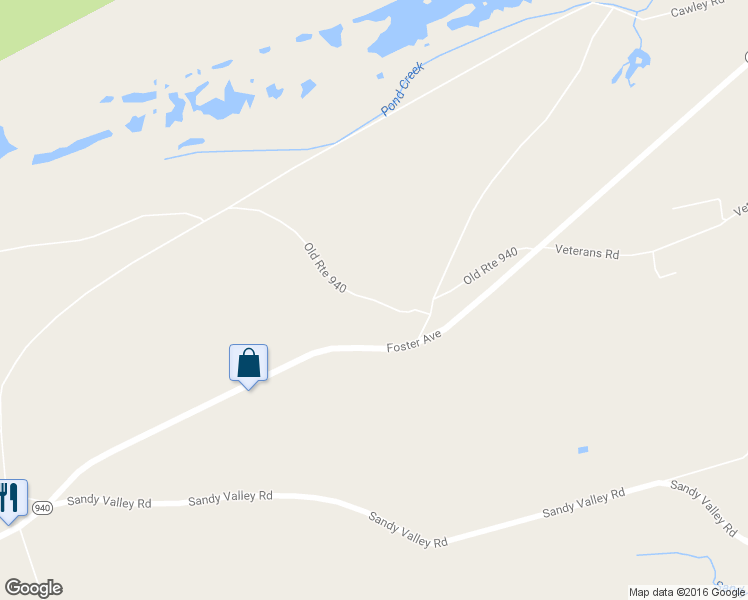 map of restaurants, bars, coffee shops, grocery stores, and more near Old Route 940 in Freeland