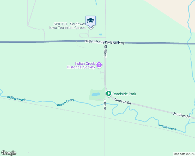 map of restaurants, bars, coffee shops, grocery stores, and more near 59312 380th Street in Hastings