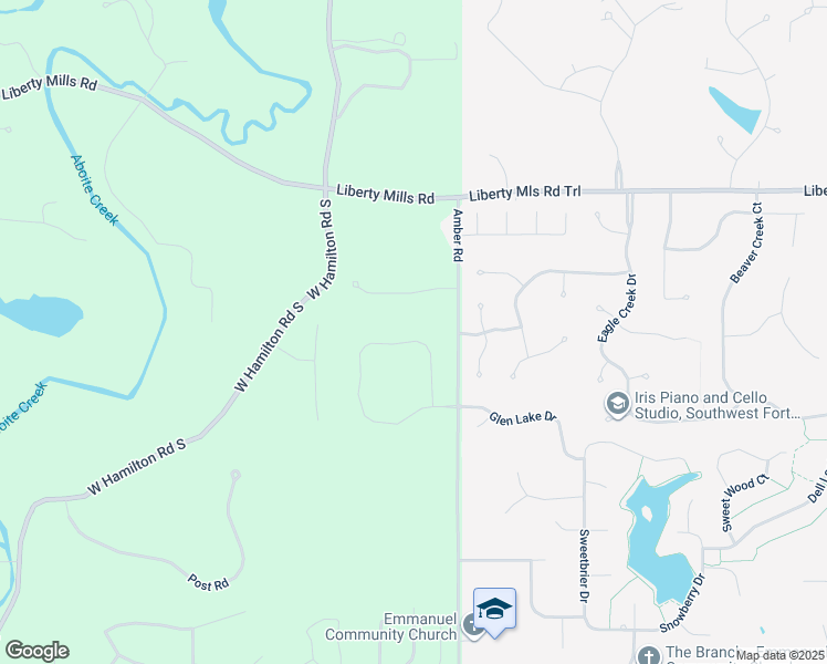 map of restaurants, bars, coffee shops, grocery stores, and more near 12520 Crabapple Place in Fort Wayne