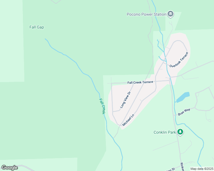 map of restaurants, bars, coffee shops, grocery stores, and more near 105 Michael Lane in Stroudsburg