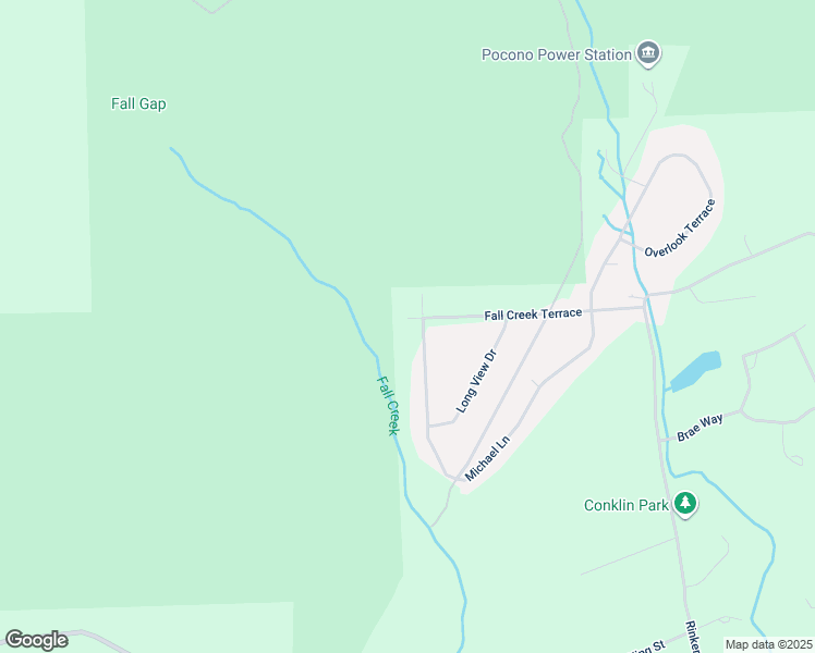 map of restaurants, bars, coffee shops, grocery stores, and more near 105 Michael Lane in Stroudsburg