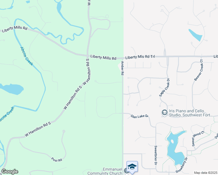 map of restaurants, bars, coffee shops, grocery stores, and more near 12520 Crabapple Place in Fort Wayne