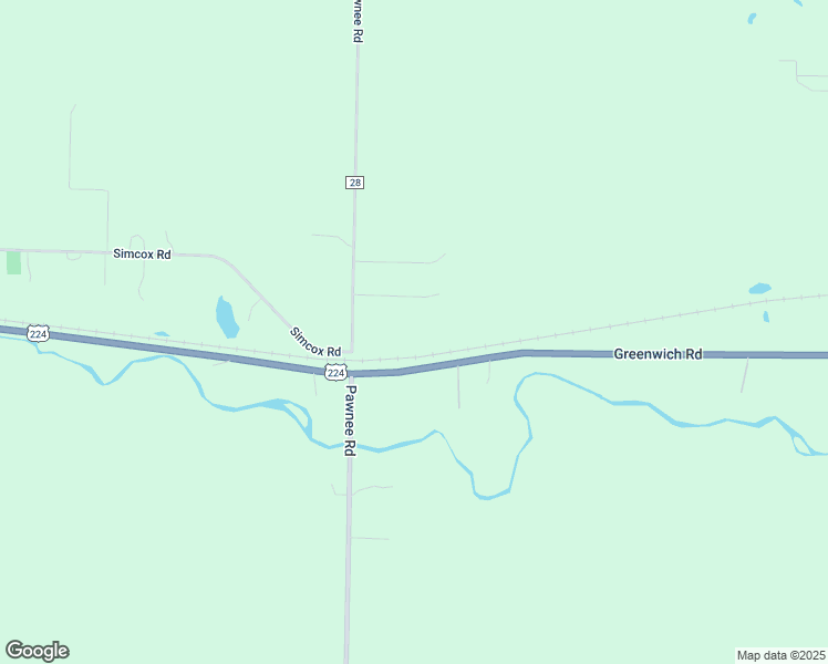 map of restaurants, bars, coffee shops, grocery stores, and more near 9051 Pawnee Road in Homerville