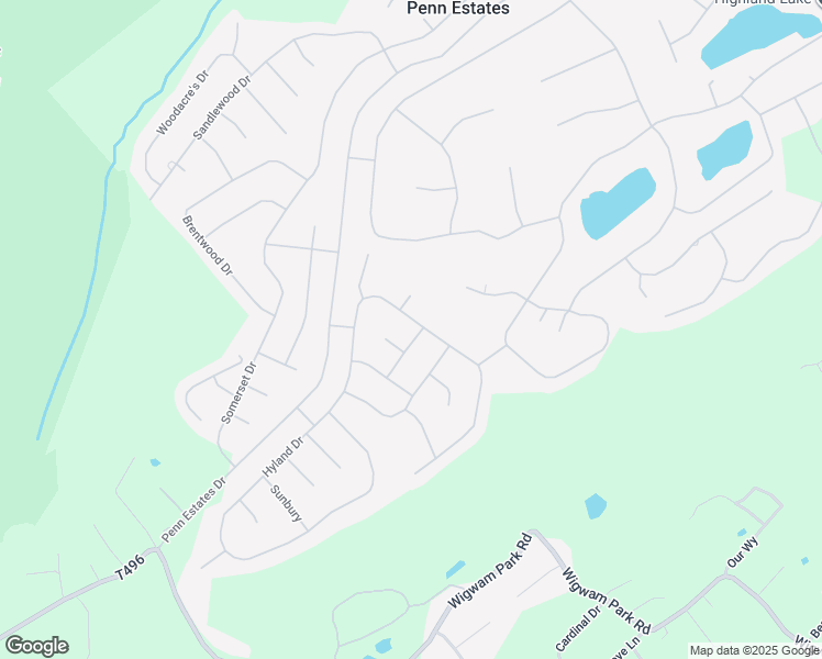 map of restaurants, bars, coffee shops, grocery stores, and more near 719 Penn Estates Drive in East Stroudsburg