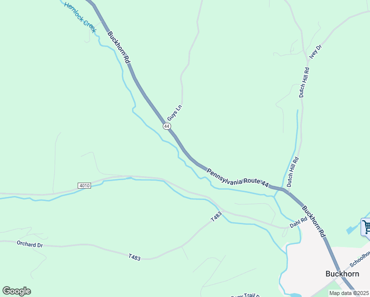 map of restaurants, bars, coffee shops, grocery stores, and more near 161 Buckhorn Road in Bloomsburg