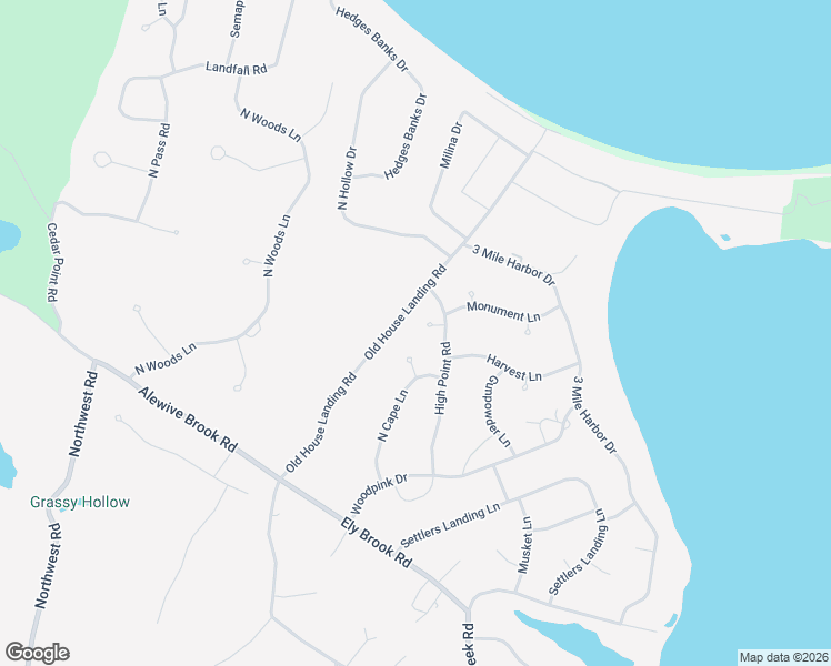 map of restaurants, bars, coffee shops, grocery stores, and more near 6 Abigails Path in East Hampton