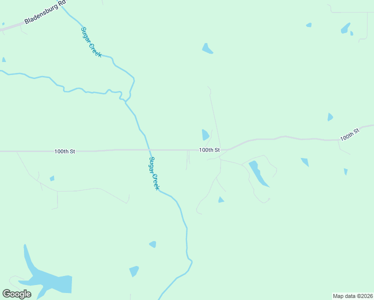 map of restaurants, bars, coffee shops, grocery stores, and more near 10148 100th Street in Ottumwa