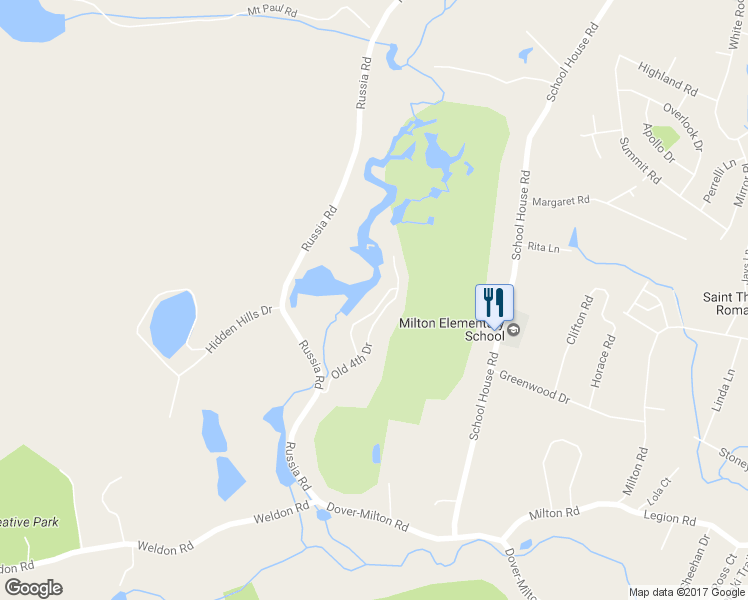 map of restaurants, bars, coffee shops, grocery stores, and more near 33 Stone Row Lane in Jefferson