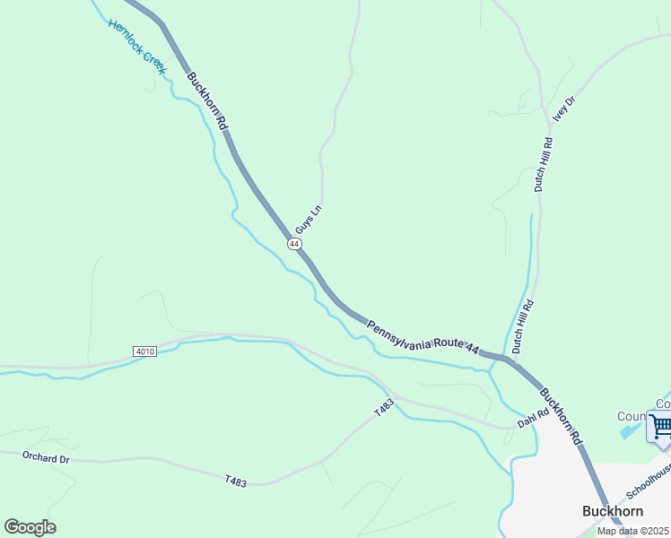 map of restaurants, bars, coffee shops, grocery stores, and more near 161 Buckhorn Rd in Bloomsburg