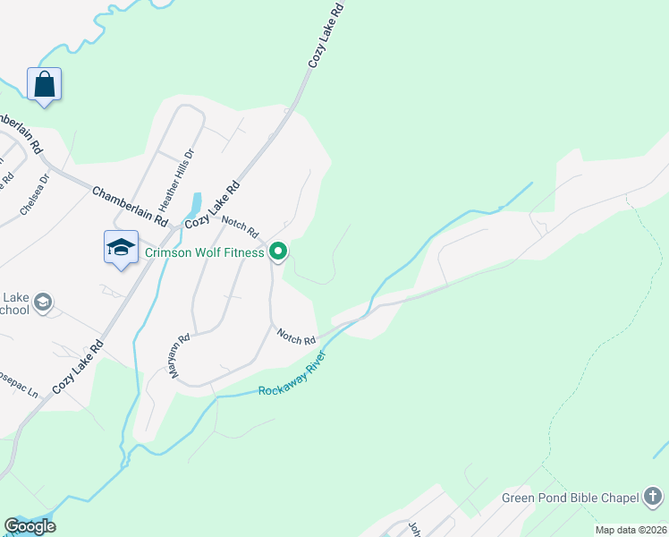 map of restaurants, bars, coffee shops, grocery stores, and more near 14 Stone Cliff Terrace in Jefferson