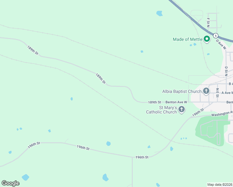 map of restaurants, bars, coffee shops, grocery stores, and more near 6419 189th Street in Albia