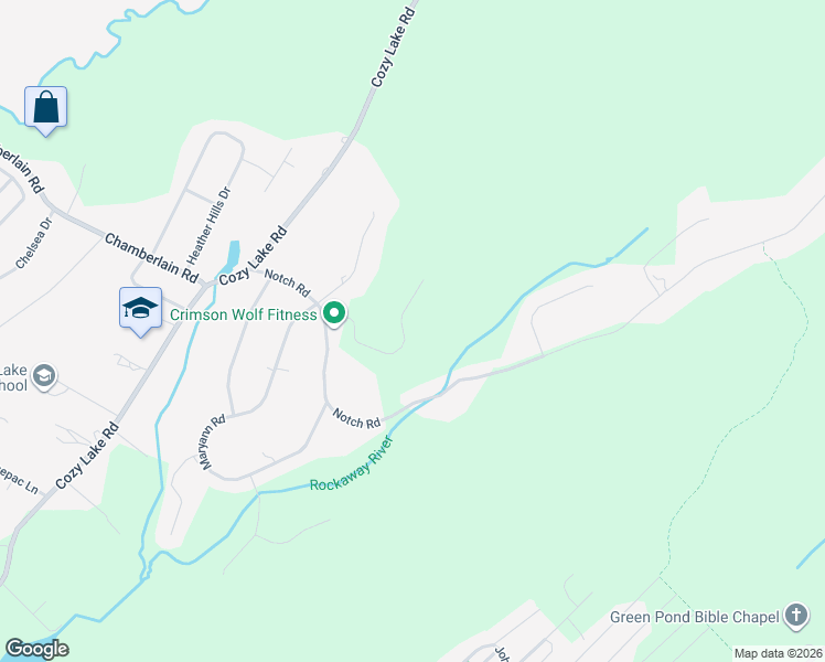 map of restaurants, bars, coffee shops, grocery stores, and more near 14 Stone Cliff Terrace in Jefferson