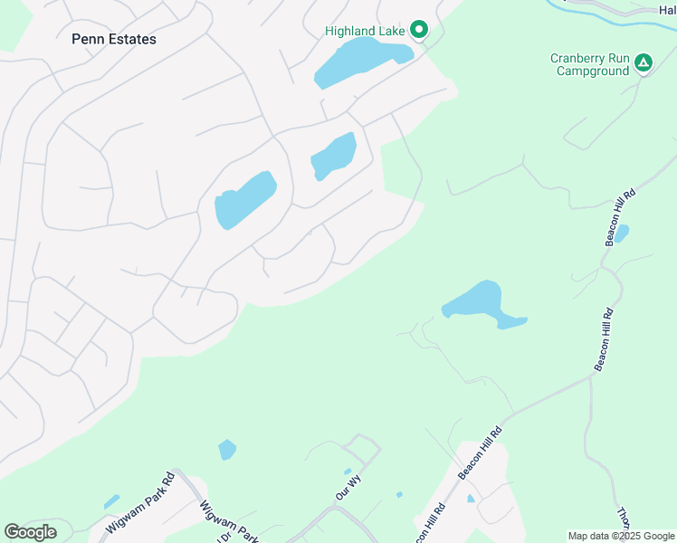 map of restaurants, bars, coffee shops, grocery stores, and more near 406 Deborah Drive in East Stroudsburg