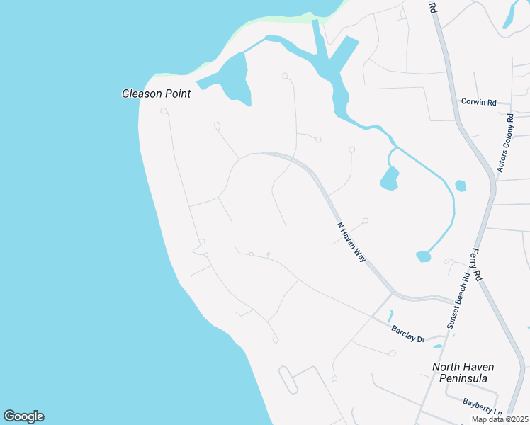 map of restaurants, bars, coffee shops, grocery stores, and more near 18 Gardiners Path in Sag Harbor
