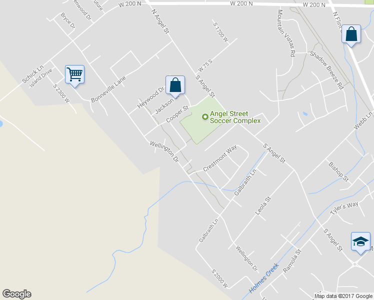 map of restaurants, bars, coffee shops, grocery stores, and more near 1771 Beaumont Drive in Kaysville