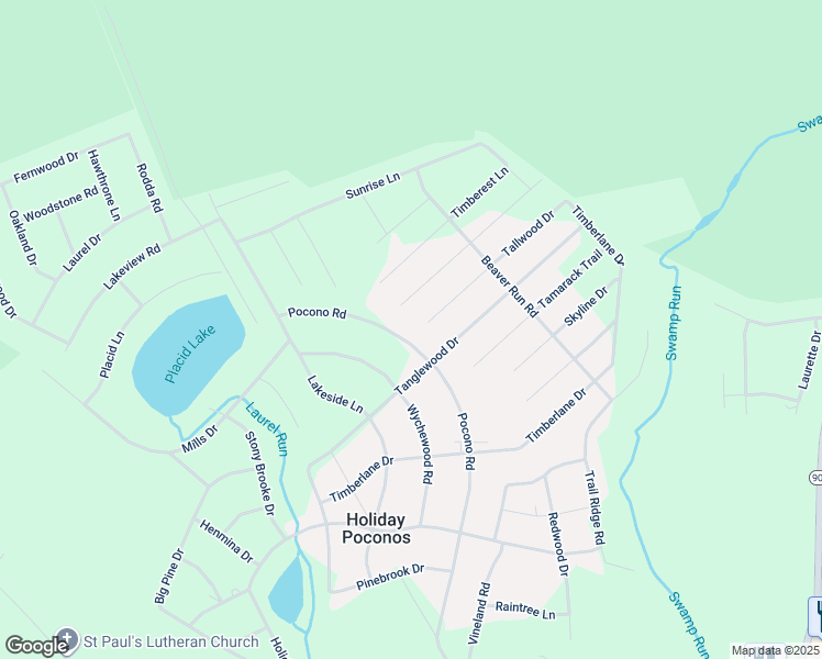 map of restaurants, bars, coffee shops, grocery stores, and more near 194 Pocono Road in Albrightsville