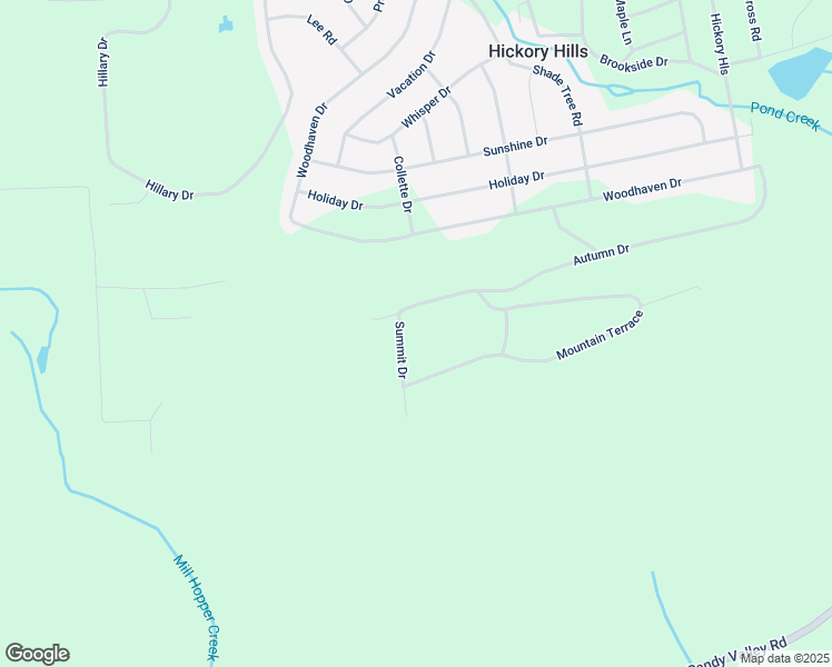 map of restaurants, bars, coffee shops, grocery stores, and more near Summit Drive in White Haven