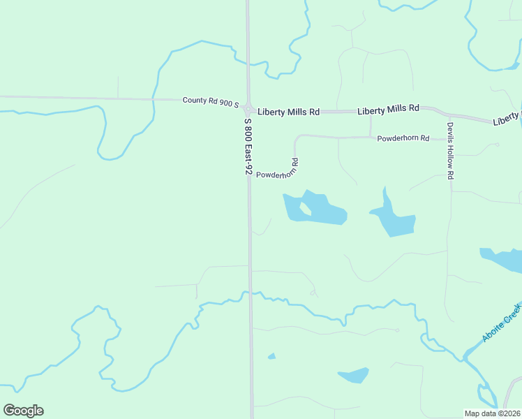 map of restaurants, bars, coffee shops, grocery stores, and more near 5904 North Bridge Road in Fort Wayne