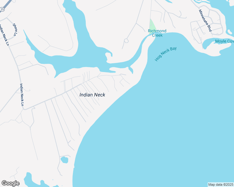 map of restaurants, bars, coffee shops, grocery stores, and more near 7134 Indian Neck Lane in Peconic